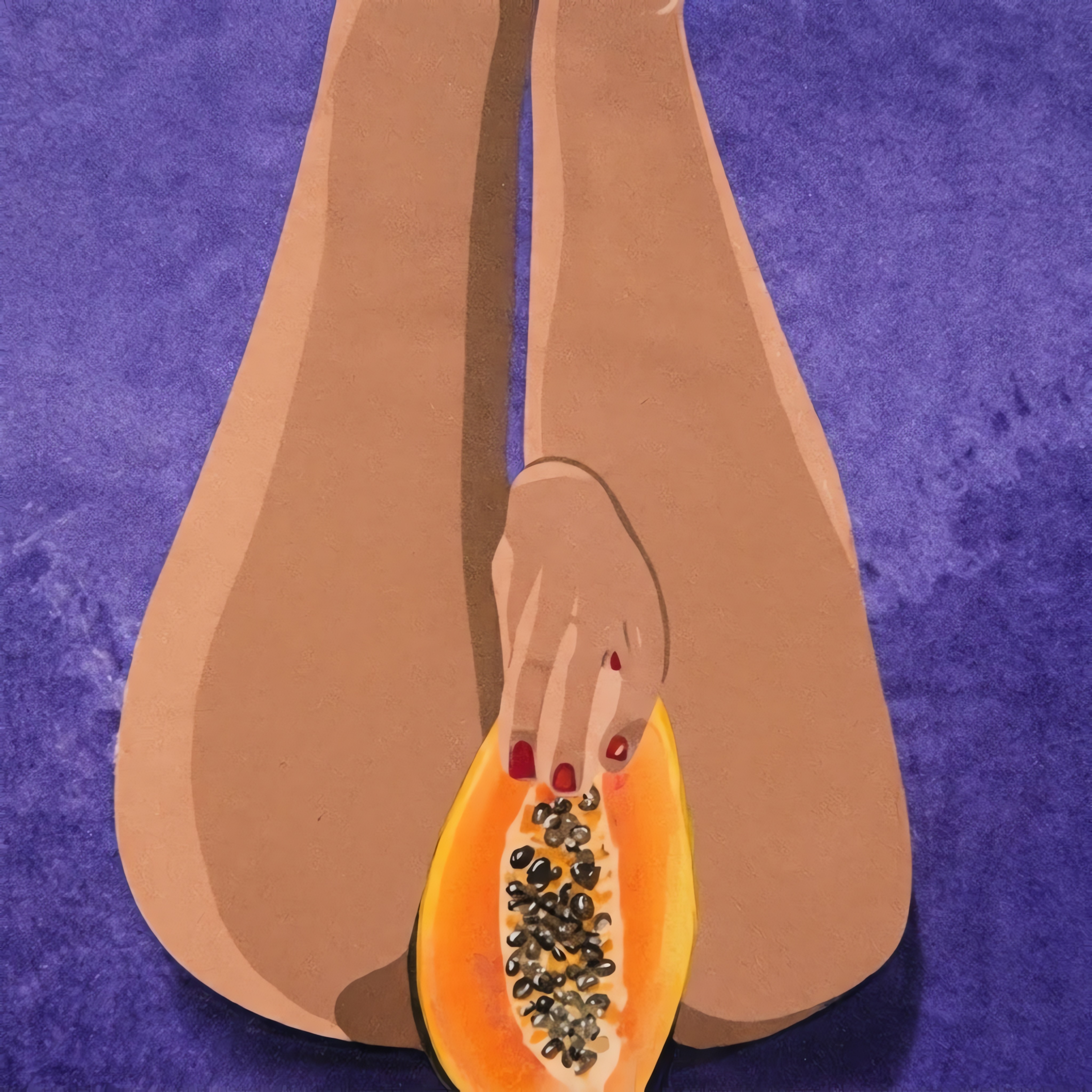 Art Print "Papaya" Illustration by FemTea - Image 4