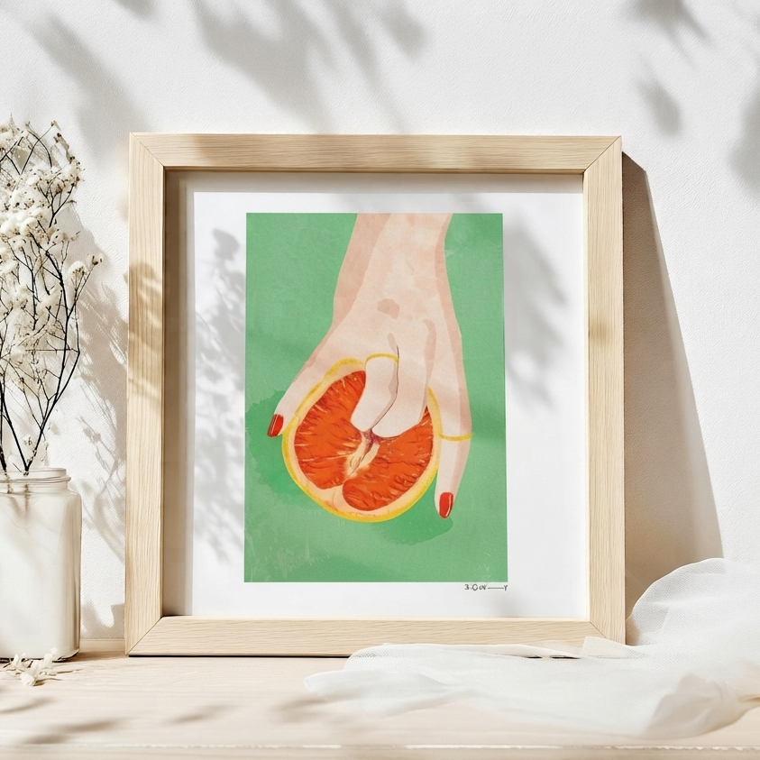 Art Print "Fruit Lover" Illustration by FemTea - Image 2