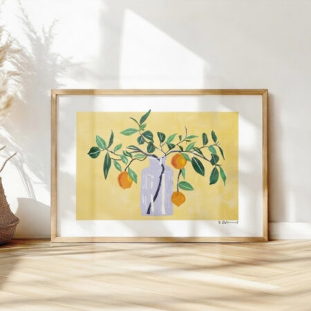 Art Print "Orangey" Illustration by FemTea