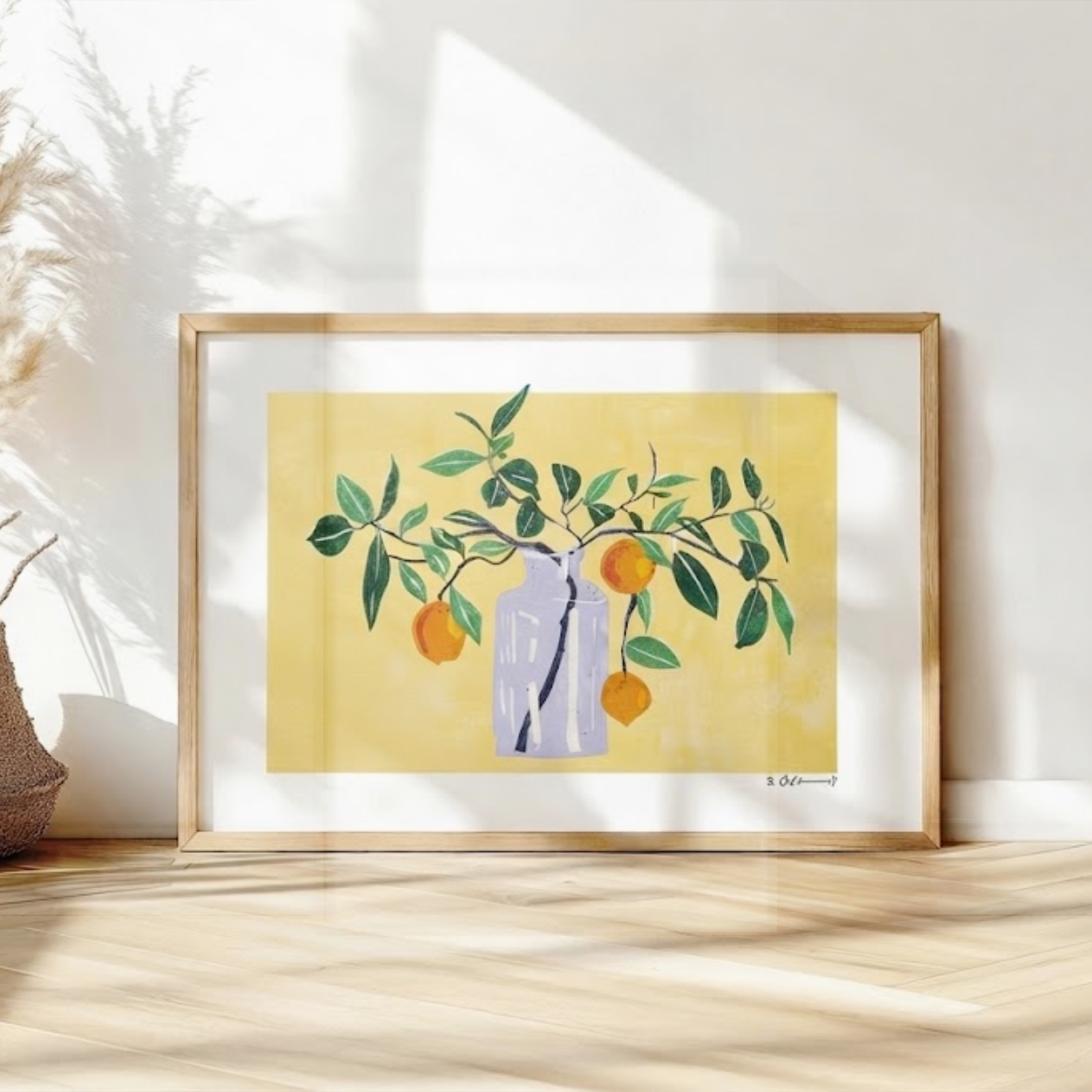 Art Print "Orangey" Illustration by FemTea