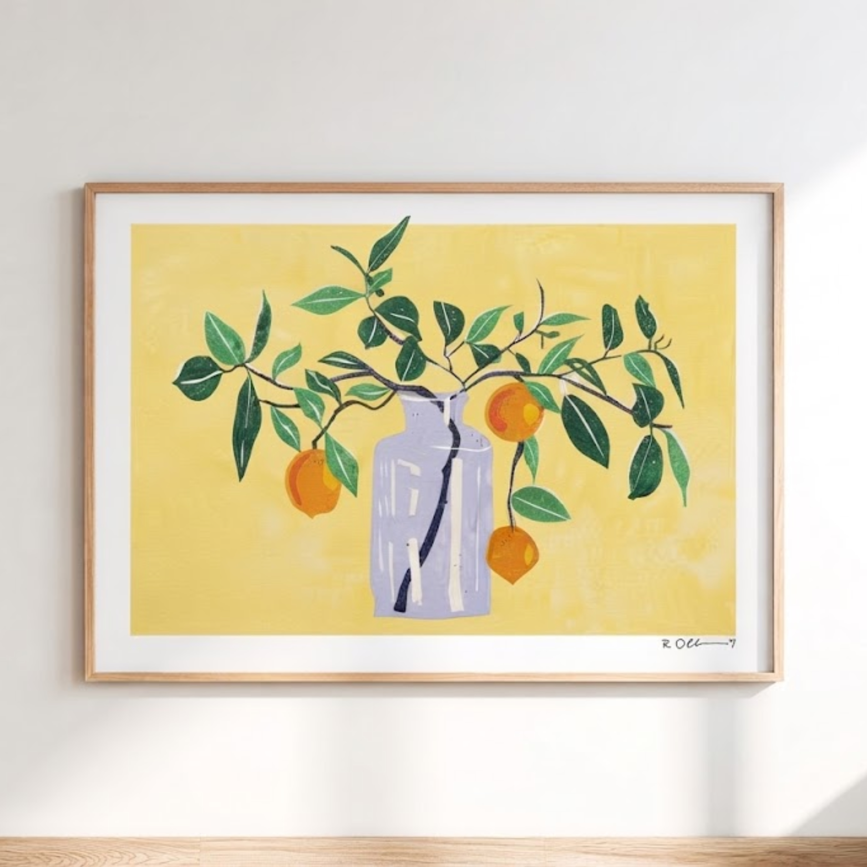 Art Print "Orangey" Illustration by FemTea - Image 3
