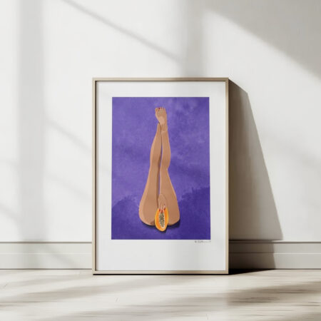 Art Print "Papaya" Illustration by FemTea