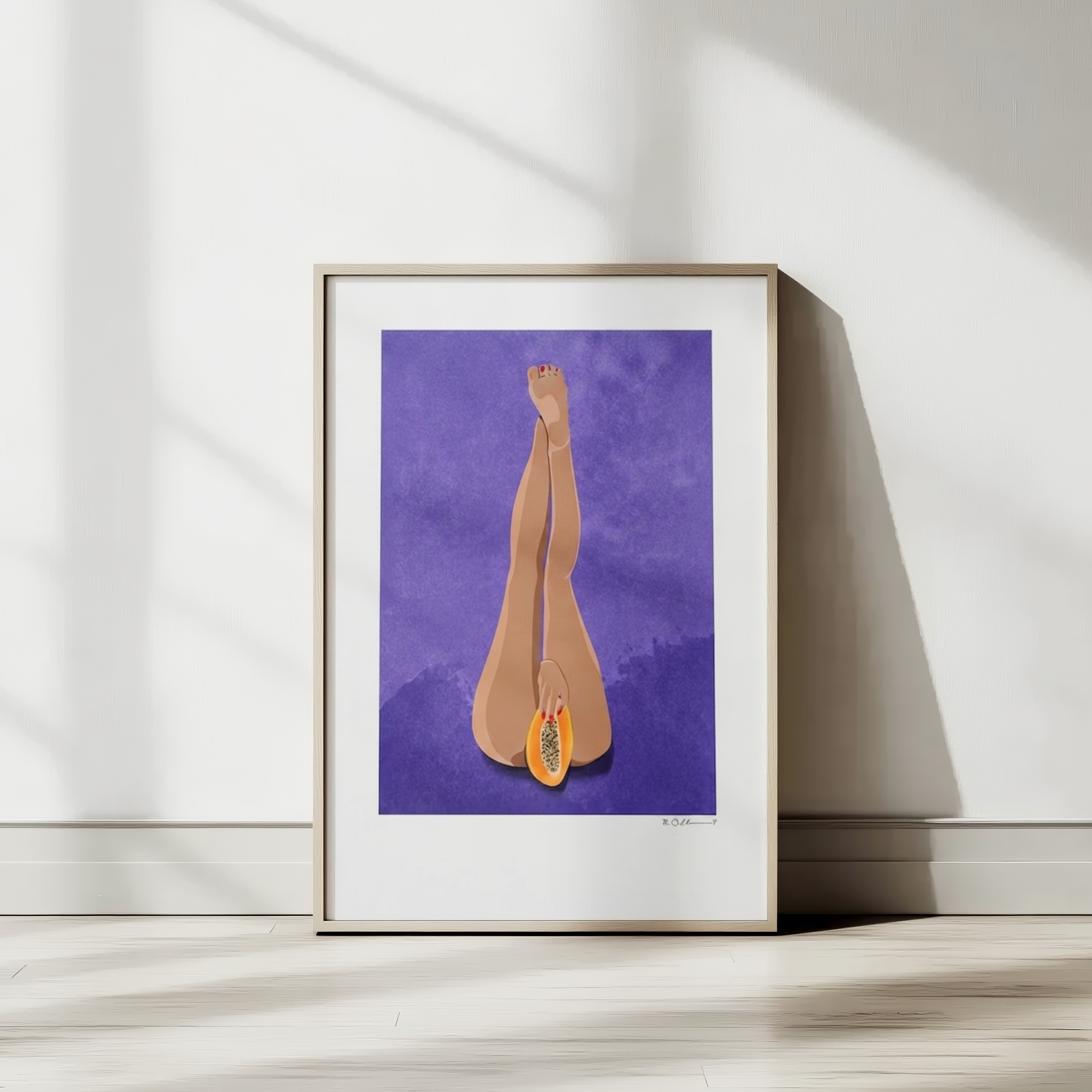 Art Print "Papaya" Illustration by FemTea