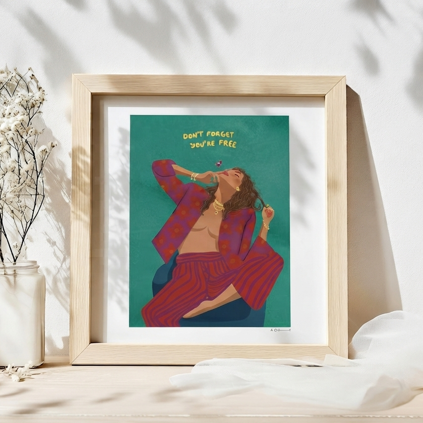 Art Print "Freedom" Illustration by FemTea - Image 2